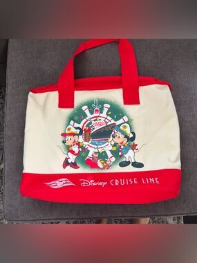 Disney Cruise Line Holiday Canvas Tote